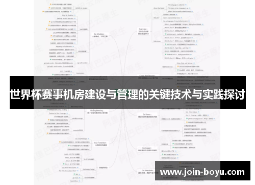 世界杯赛事机房建设与管理的关键技术与实践探讨