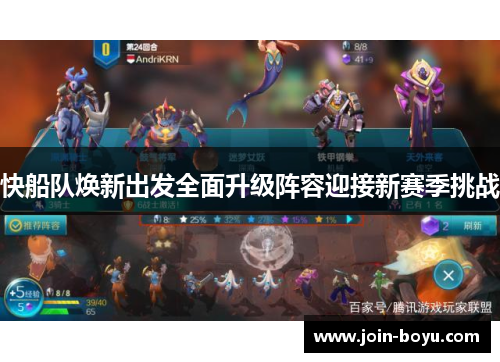 快船队焕新出发全面升级阵容迎接新赛季挑战