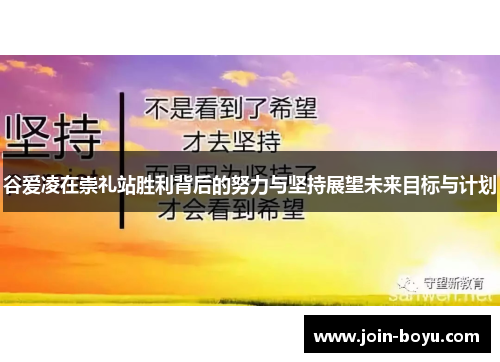 谷爱凌在崇礼站胜利背后的努力与坚持展望未来目标与计划 谷爱凌在崇礼站胜利背后的努力与坚持展望未来目标与计划